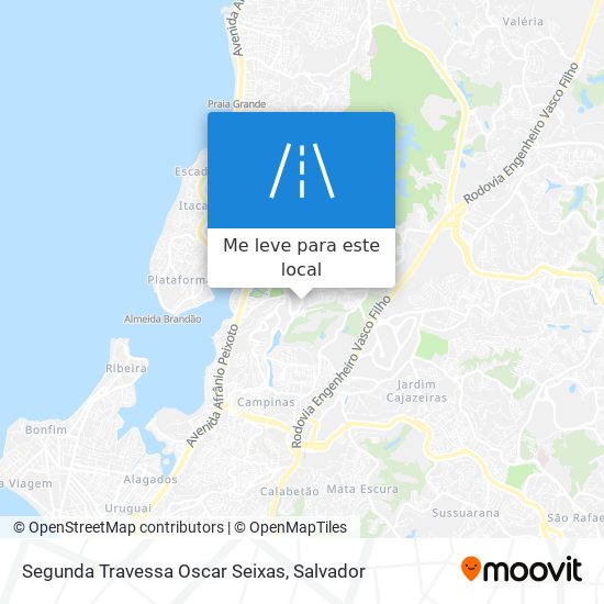 Segunda Travessa Oscar Seixas mapa