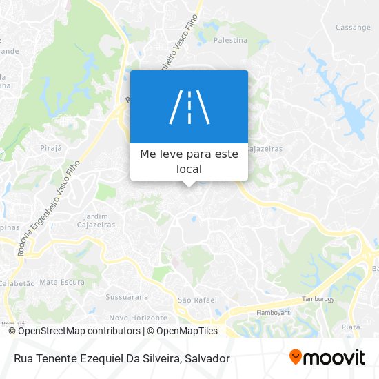 Rua Tenente Ezequiel Da Silveira mapa