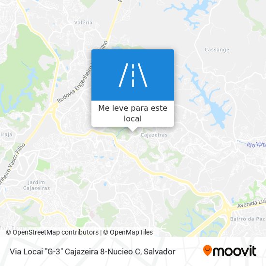 Via Locai "G-3" Cajazeira 8-Nucieo C mapa