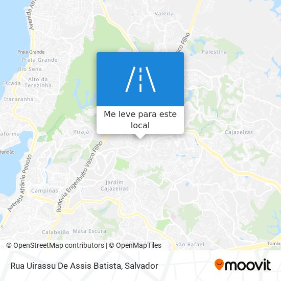 Rua Uirassu De Assis Batista mapa