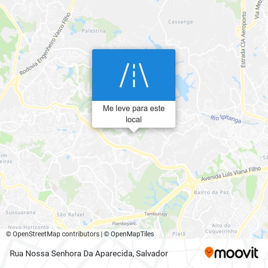 Rua Nossa Senhora Da Aparecida mapa