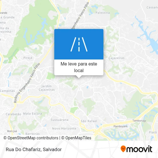 Rua Do Chafariz mapa