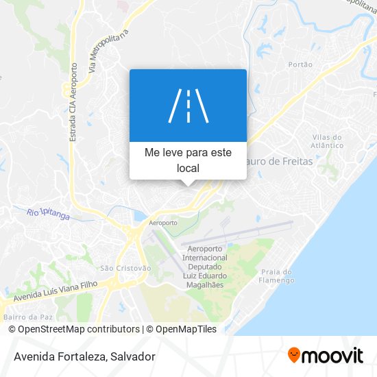 Avenida Fortaleza mapa