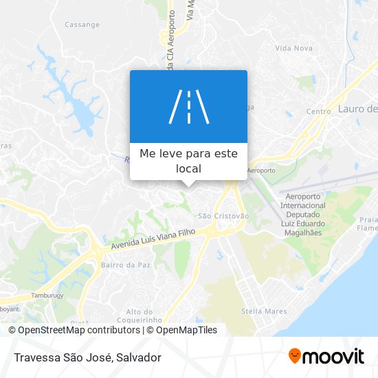 Travessa São José mapa