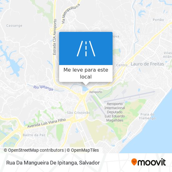 Rua Da Mangueira De Ipitanga mapa