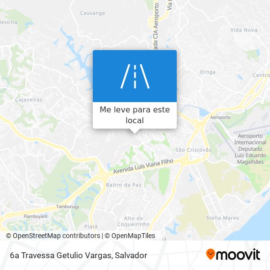 6a Travessa Getulio Vargas mapa