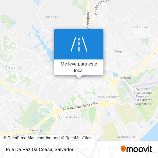 Rua Da Paz Da Ceasa mapa