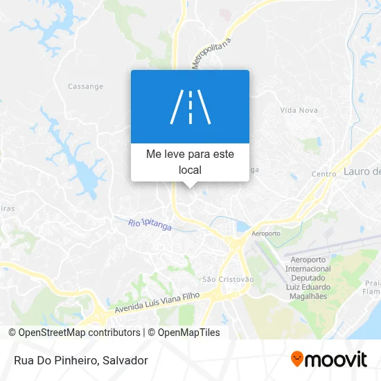Rua Do Pinheiro mapa