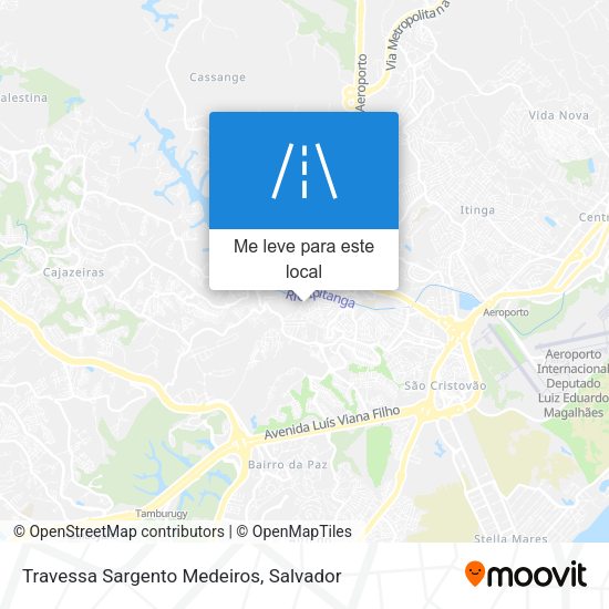 Travessa Sargento Medeiros mapa