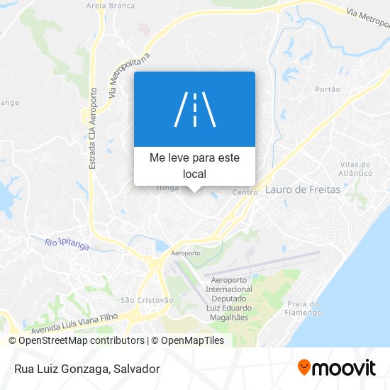 Rua Luiz Gonzaga mapa