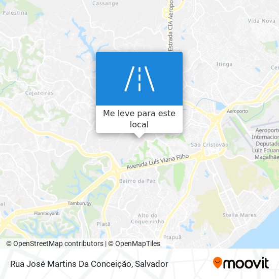 Rua José Martins Da Conceição mapa