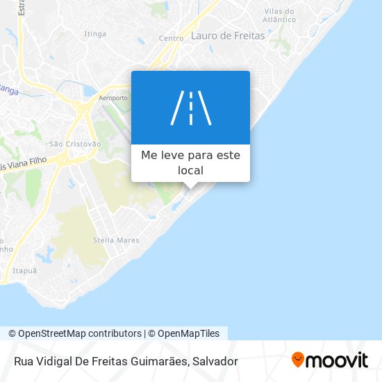 Rua Vidigal De Freitas Guimarães mapa