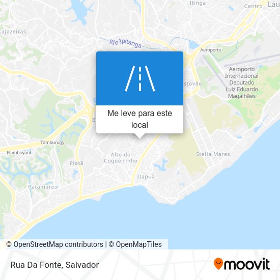 Rua Da Fonte mapa