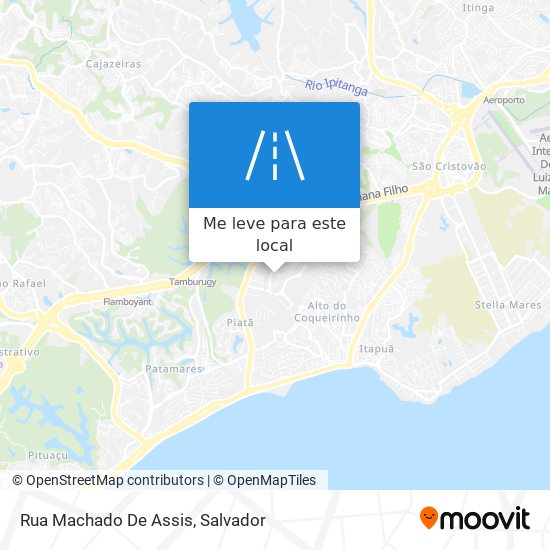 Rua Machado De Assis mapa