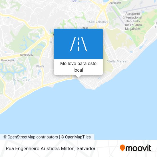 Rua Engenheiro Aristides Milton mapa