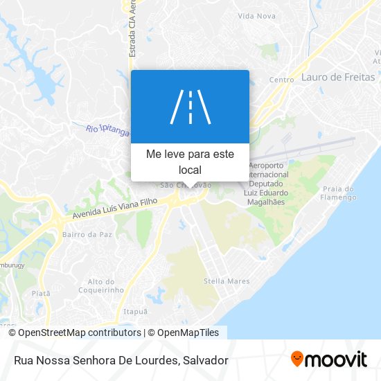 Rua Nossa Senhora De Lourdes mapa