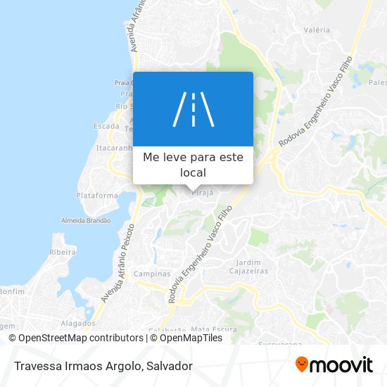 Travessa Irmaos Argolo mapa