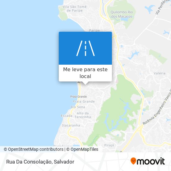 Rua Da Consolação mapa