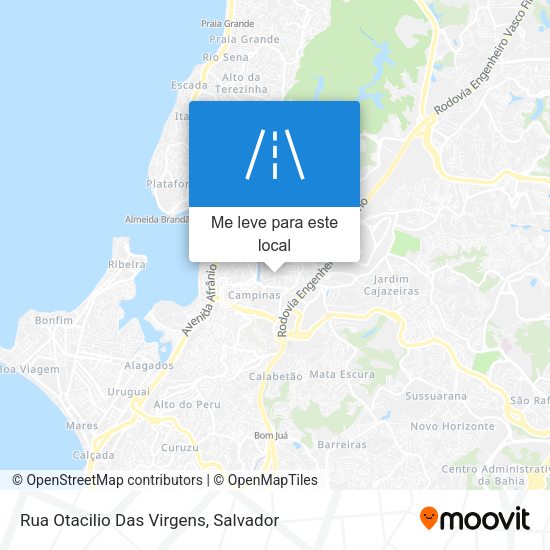 Rua Otacilio Das Virgens mapa