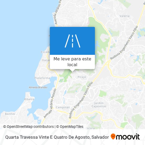 Quarta Travessa Vinte E Quatro De Agosto mapa