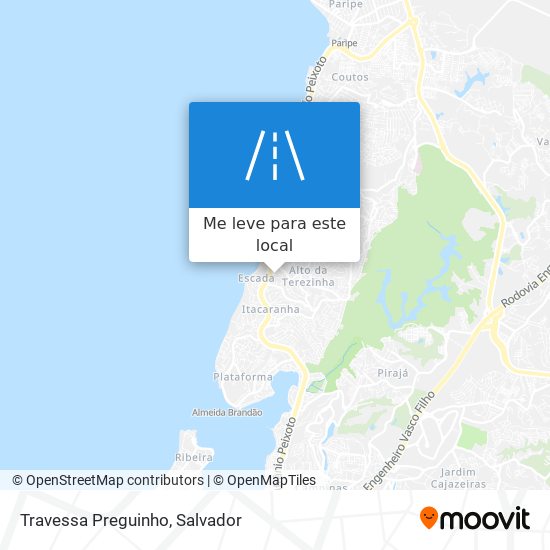 Travessa Preguinho mapa