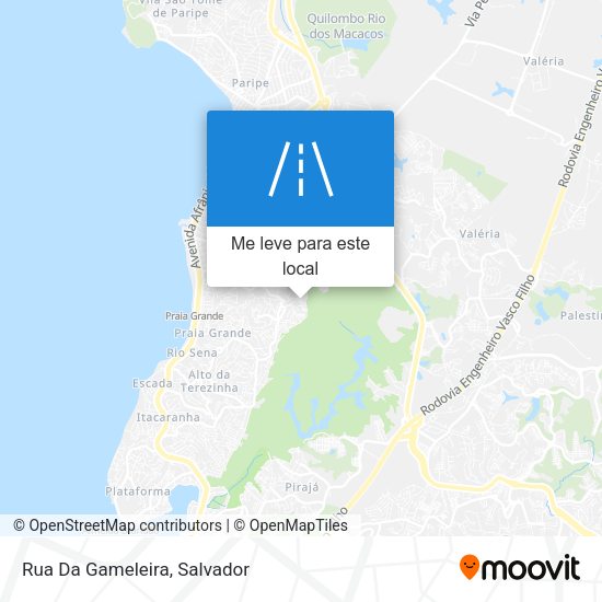 Rua Da Gameleira mapa