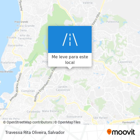 Travessa Rita Oliveira mapa