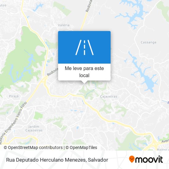 Rua Deputado Herculano Menezes mapa