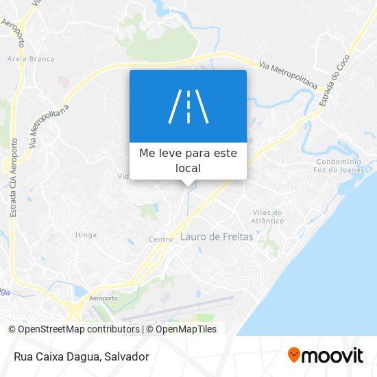 Rua Caixa Dagua mapa