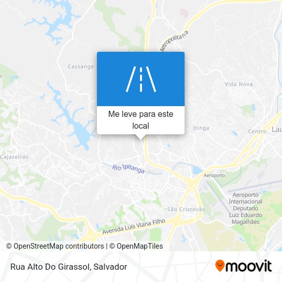 Rua Alto Do Girassol mapa
