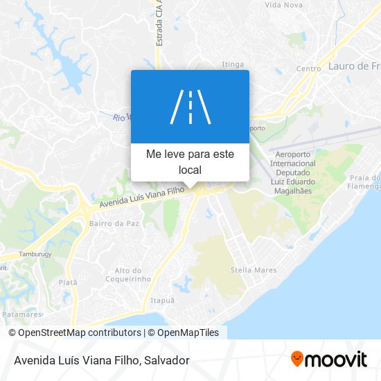 Avenida Luís Viana Filho mapa
