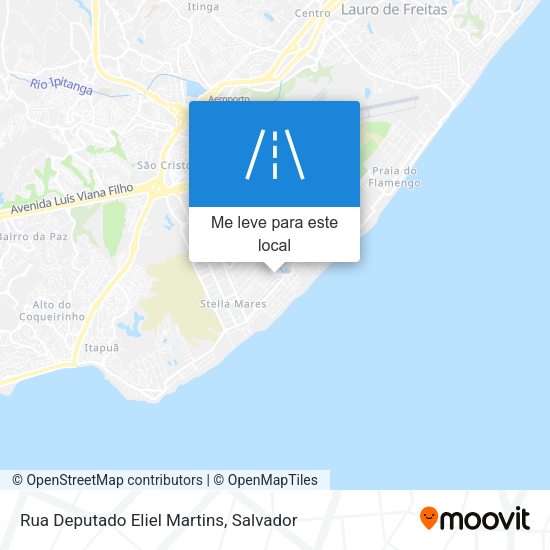 Rua Deputado Eliel Martins mapa