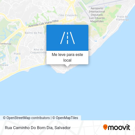 Rua Caminho Do Bom Dia mapa