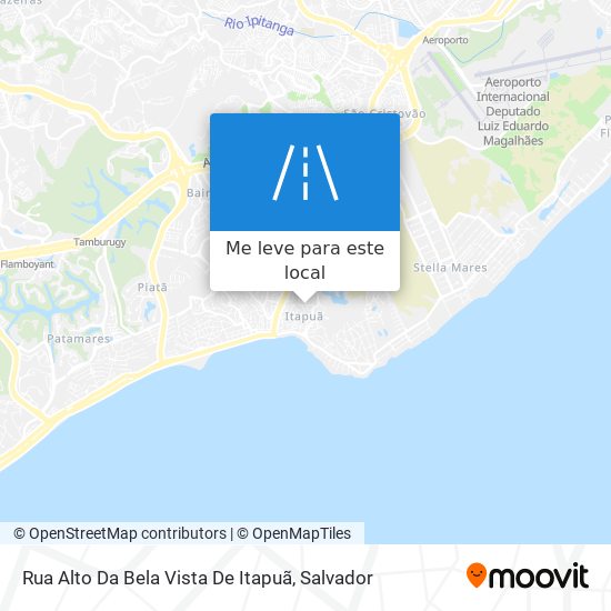 Rua Alto Da Bela Vista De Itapuã mapa