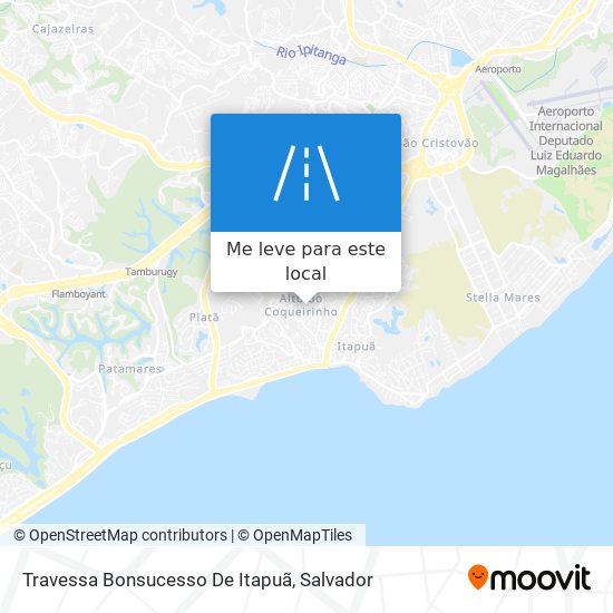 Travessa Bonsucesso De Itapuã mapa