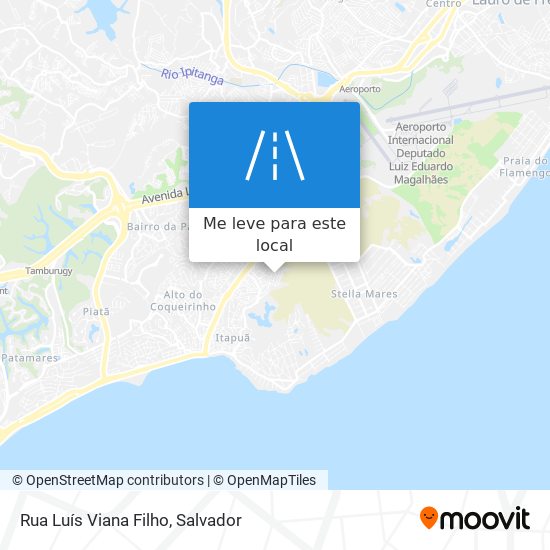 Rua Luís Viana Filho mapa