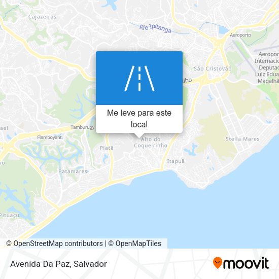 Avenida Da Paz mapa