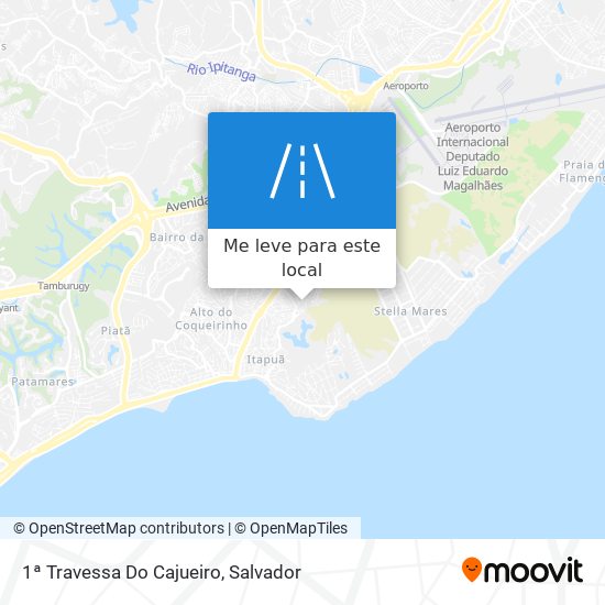 1ª Travessa Do Cajueiro mapa