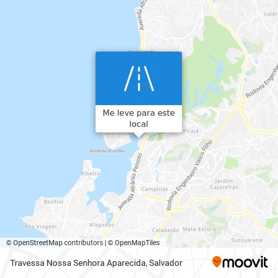 Travessa Nossa Senhora Aparecida mapa