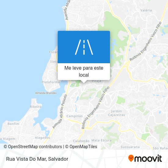 Rua Vista Do Mar mapa