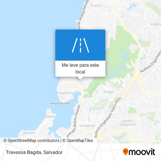 Travessa Bagda mapa