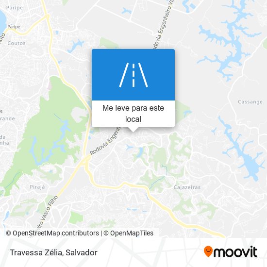 Travessa Zélia mapa