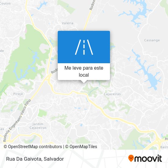 Rua Da Gaivota mapa