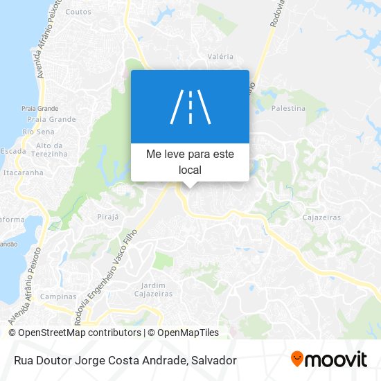 Rua Doutor Jorge Costa Andrade mapa