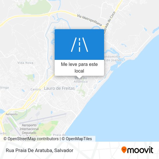 Rua Praia De Aratuba mapa