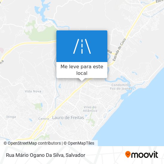 Rua Mário Ogano Da Silva mapa