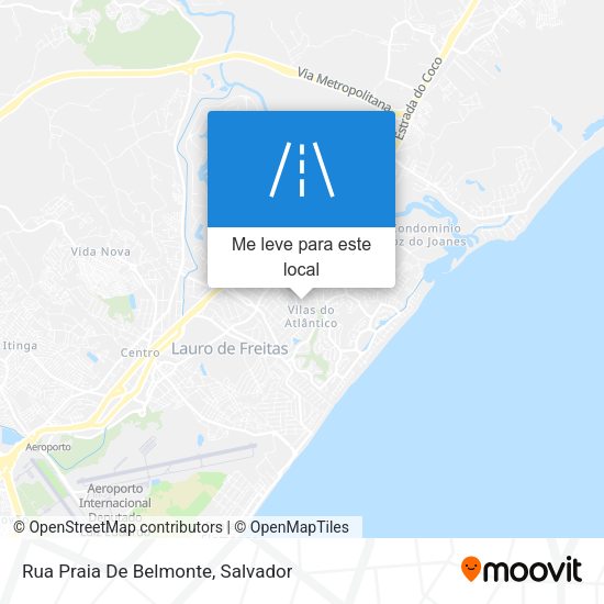 Rua Praia De Belmonte mapa