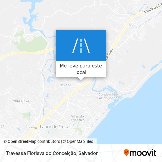 Travessa Florisvaldo Conceição mapa