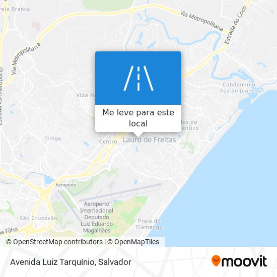 Avenida Luiz Tarquínio mapa