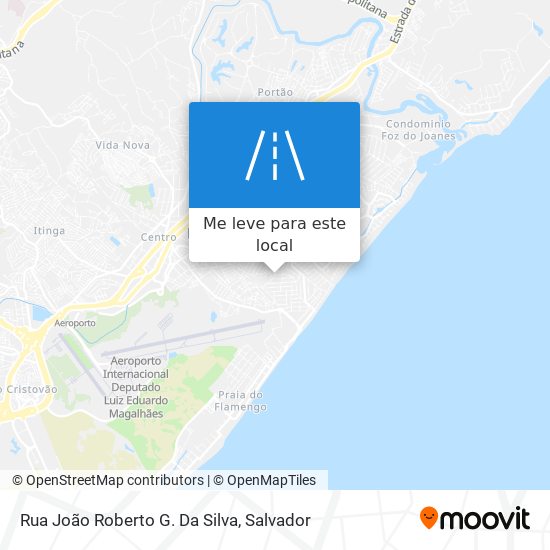 Rua João Roberto G. Da Silva mapa